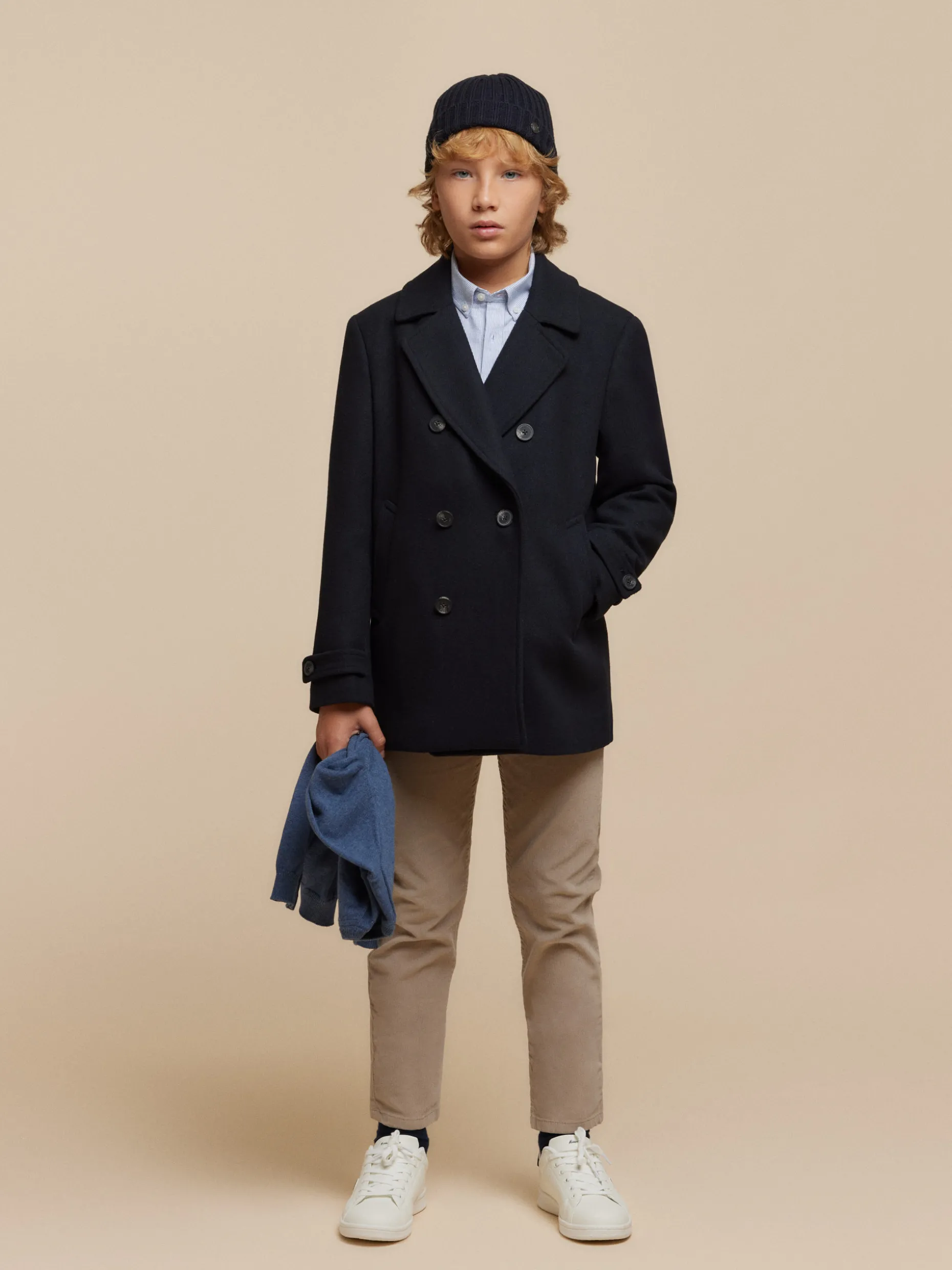 ABRIGO THOMAS KIDS AZUL MARINO