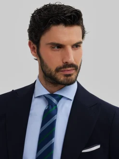 AMERICANA CAPO PLAIN AZUL MARINO