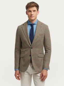 AMERICANA CUADRO HARRIS VERDE