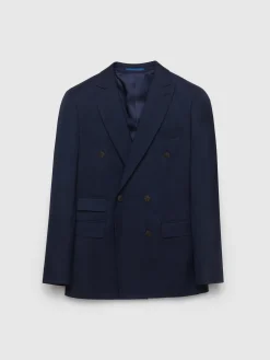 AMERICANA FIL A FIL CRUZADO AZUL MARINO