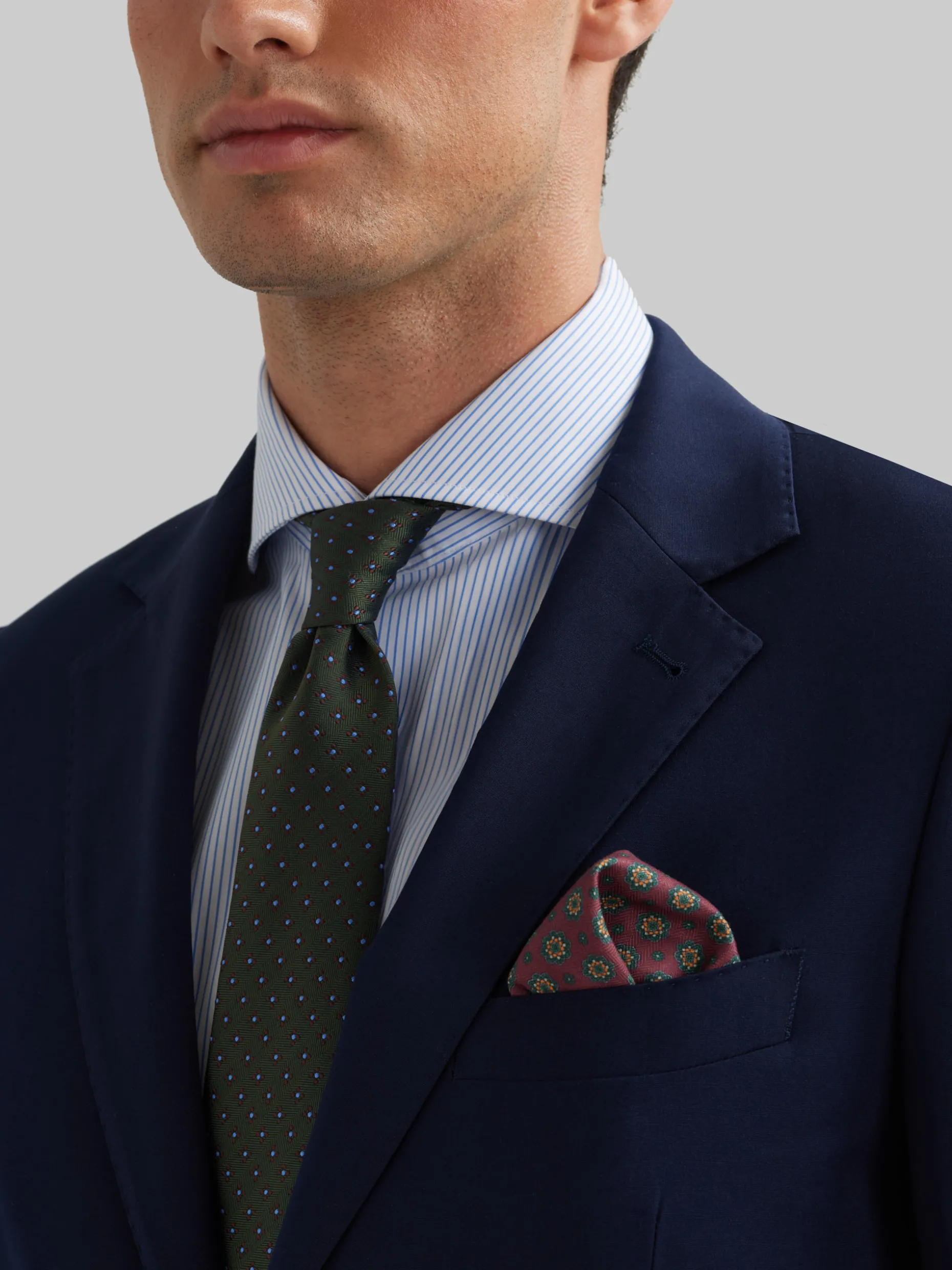 AMERICANA PLAIN SLIM AZUL MARINO