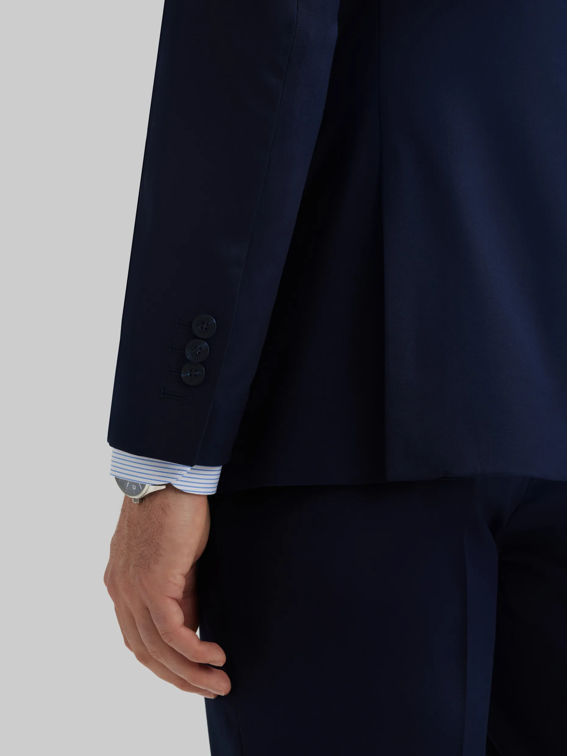 AMERICANA PLAIN SLIM AZUL MARINO