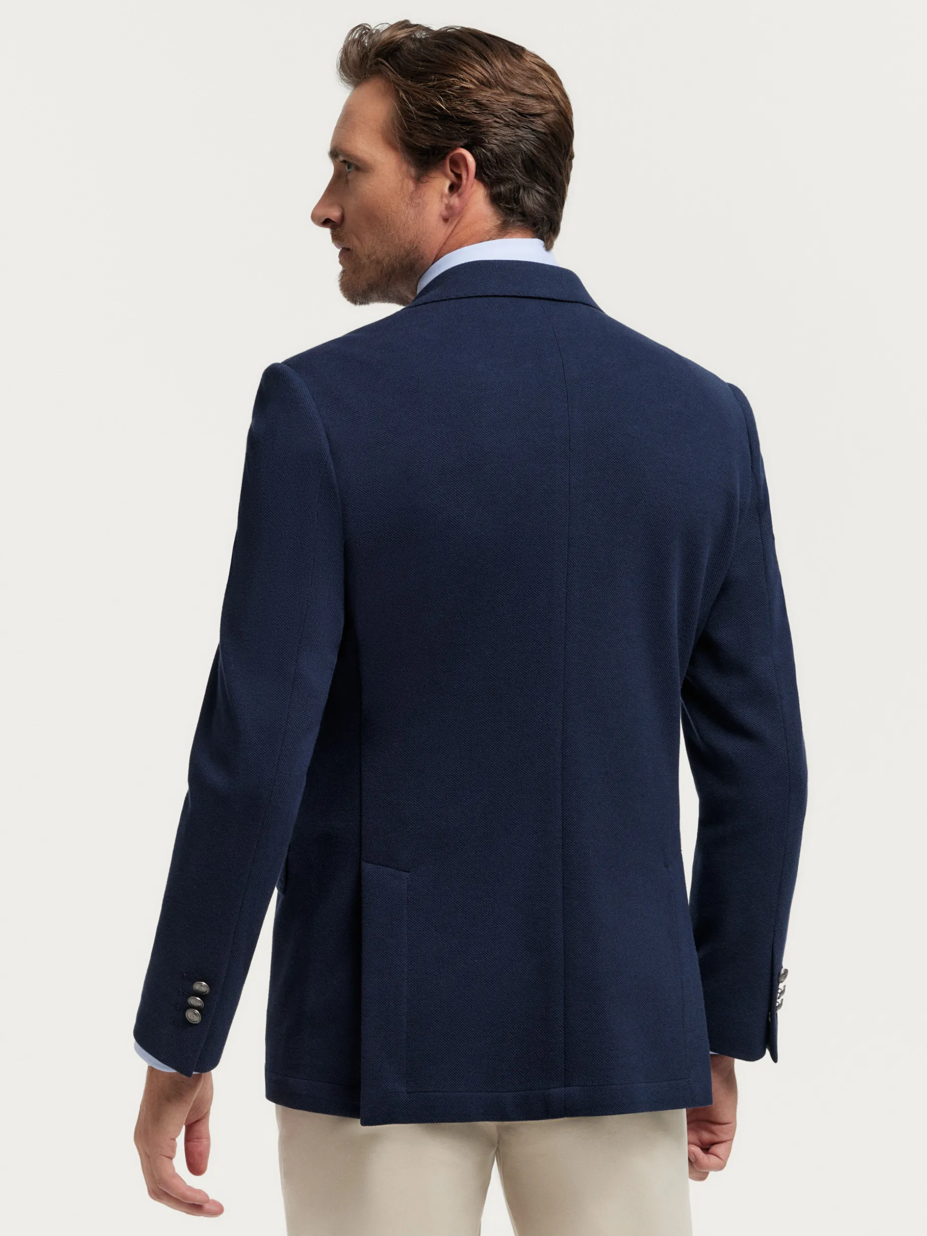 AMERICANA PUNTO ESTRUCTURA AZUL MARINO