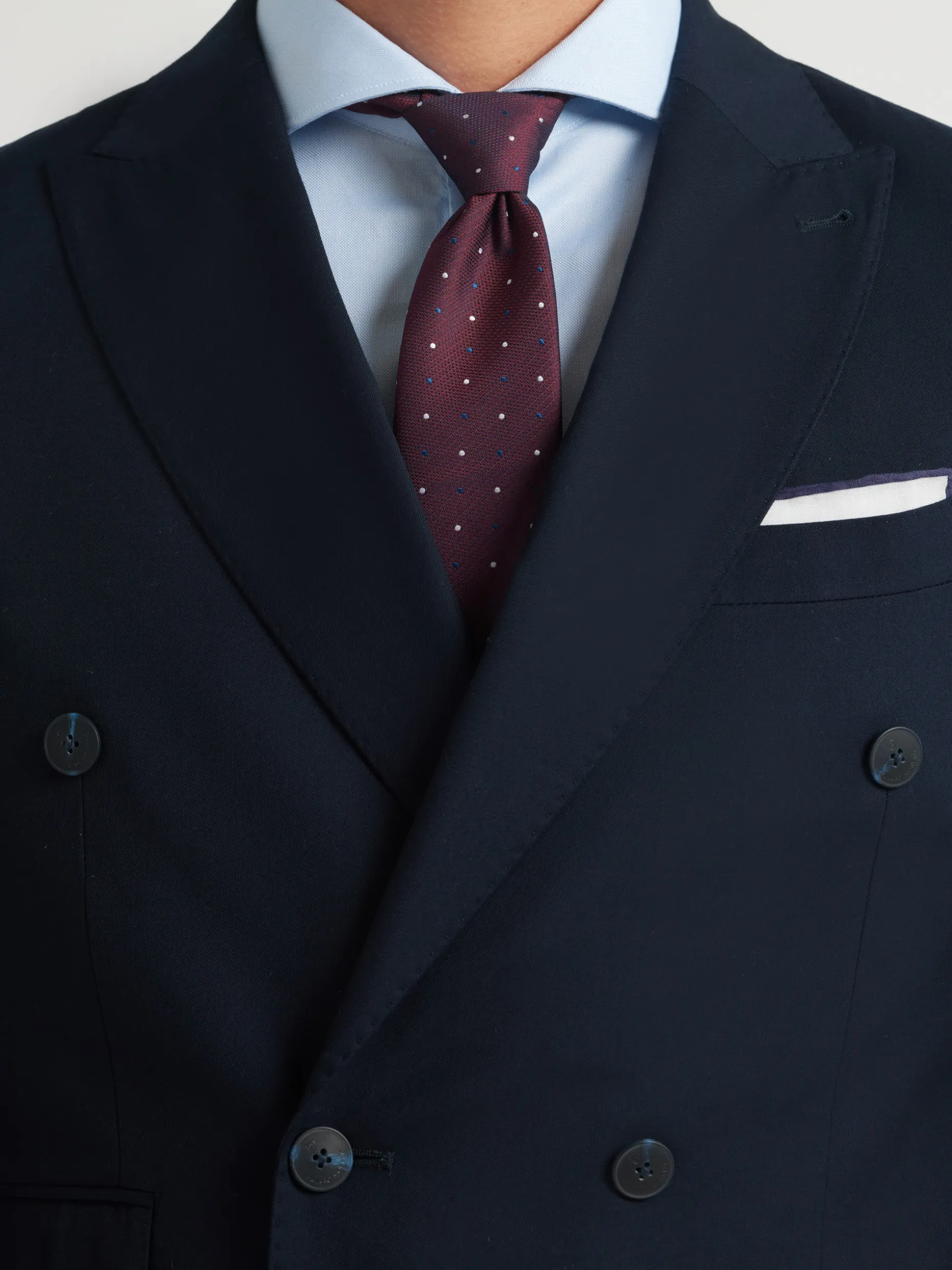 AMERICANA TWILL CRUZADO AZUL MARINO