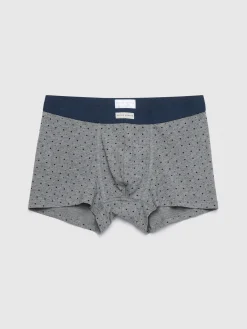 BOXER DOTS AZUL MARINO