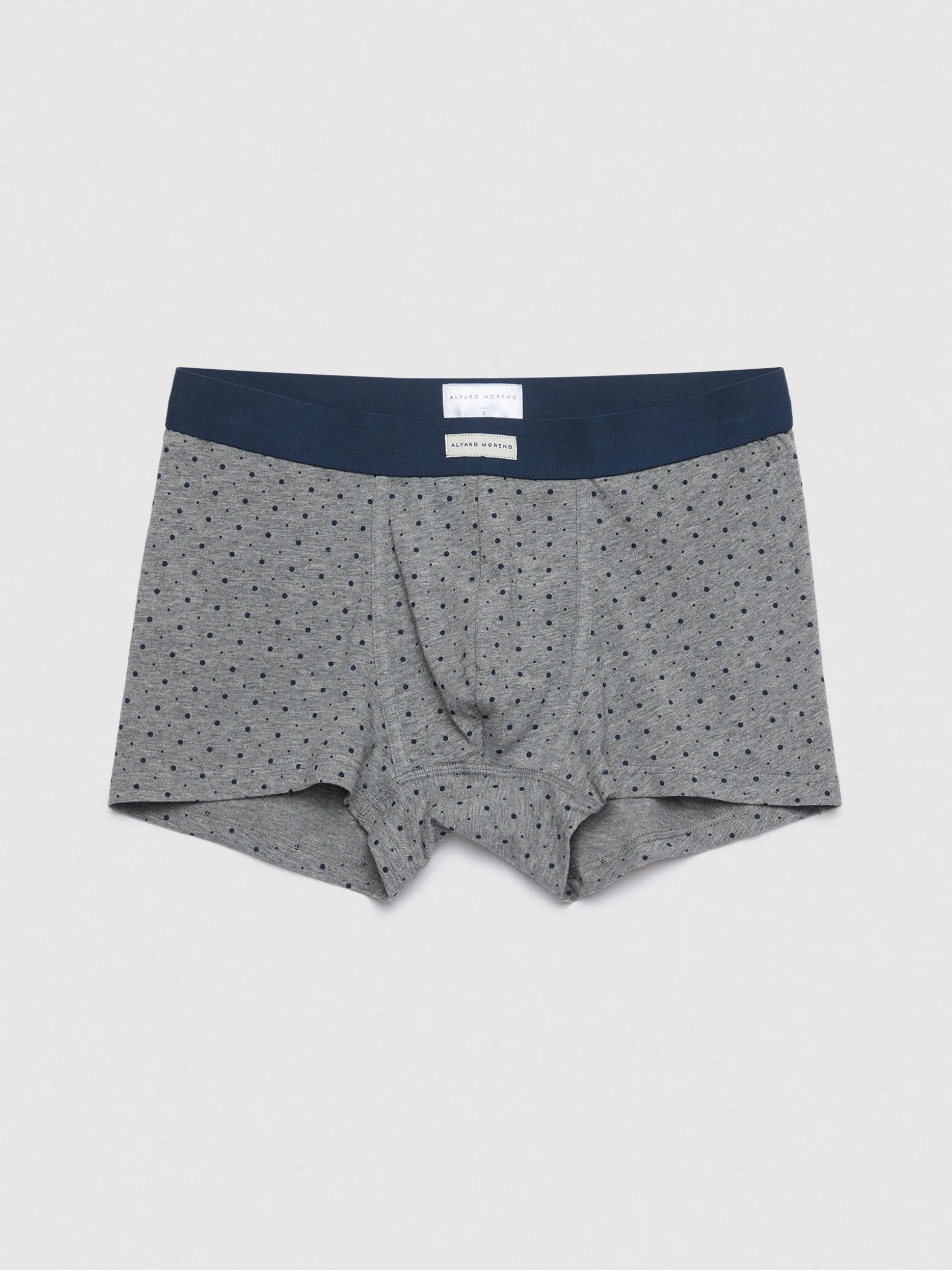 BOXER DOTS AZUL MARINO