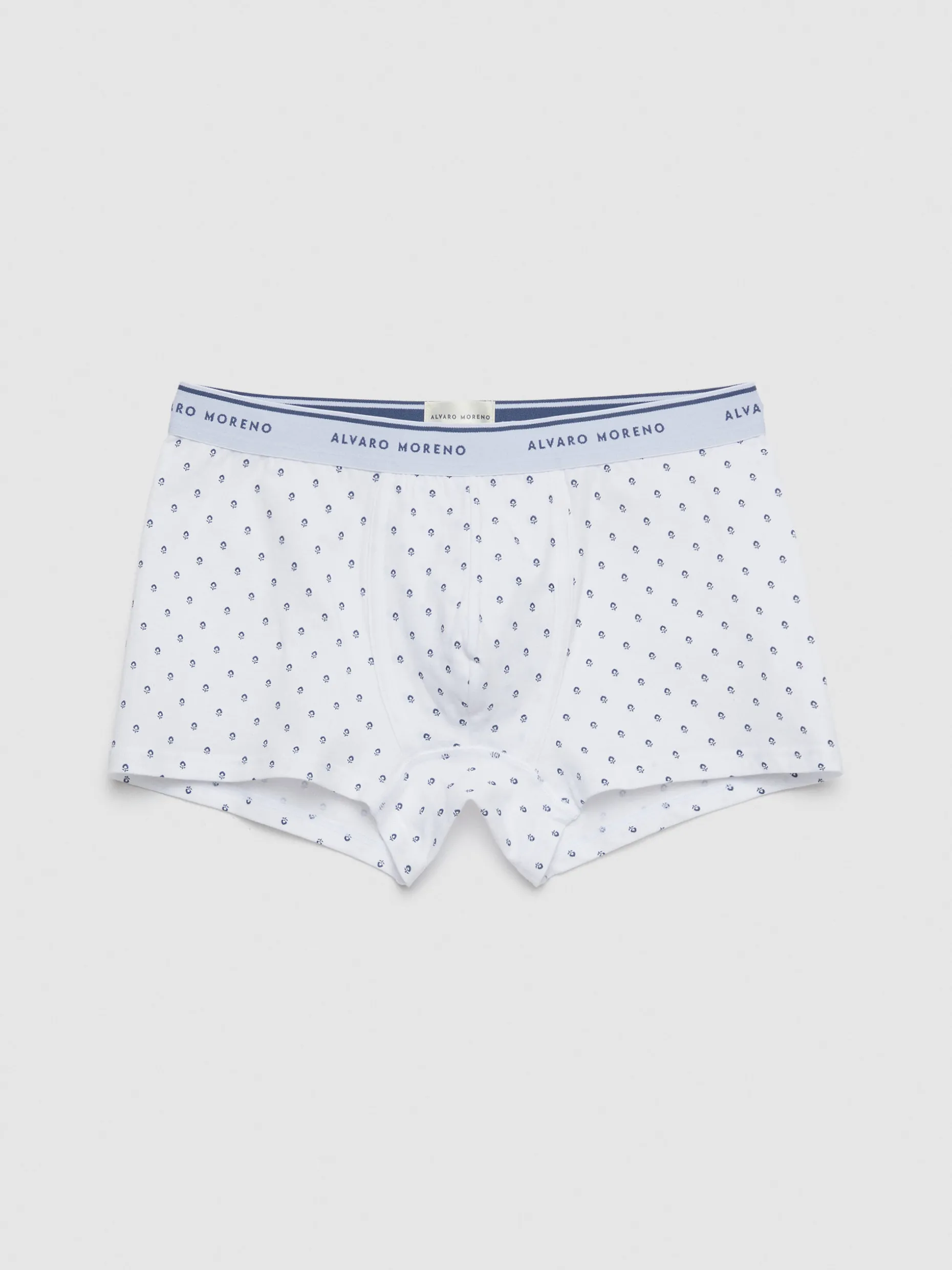 BOXER FLOR AZUL MARINO