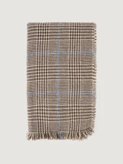 BUFANDA CHECKS MARRÓN