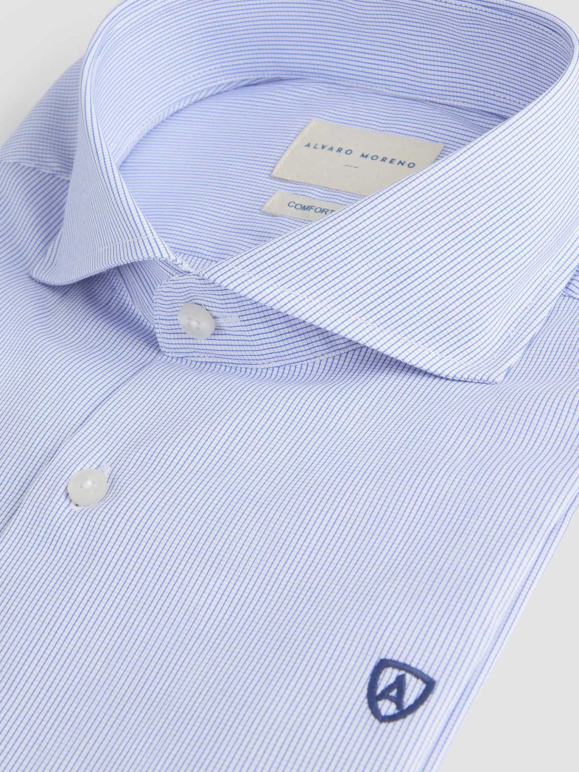 CAMISA COMFORT CHECKS AZUL