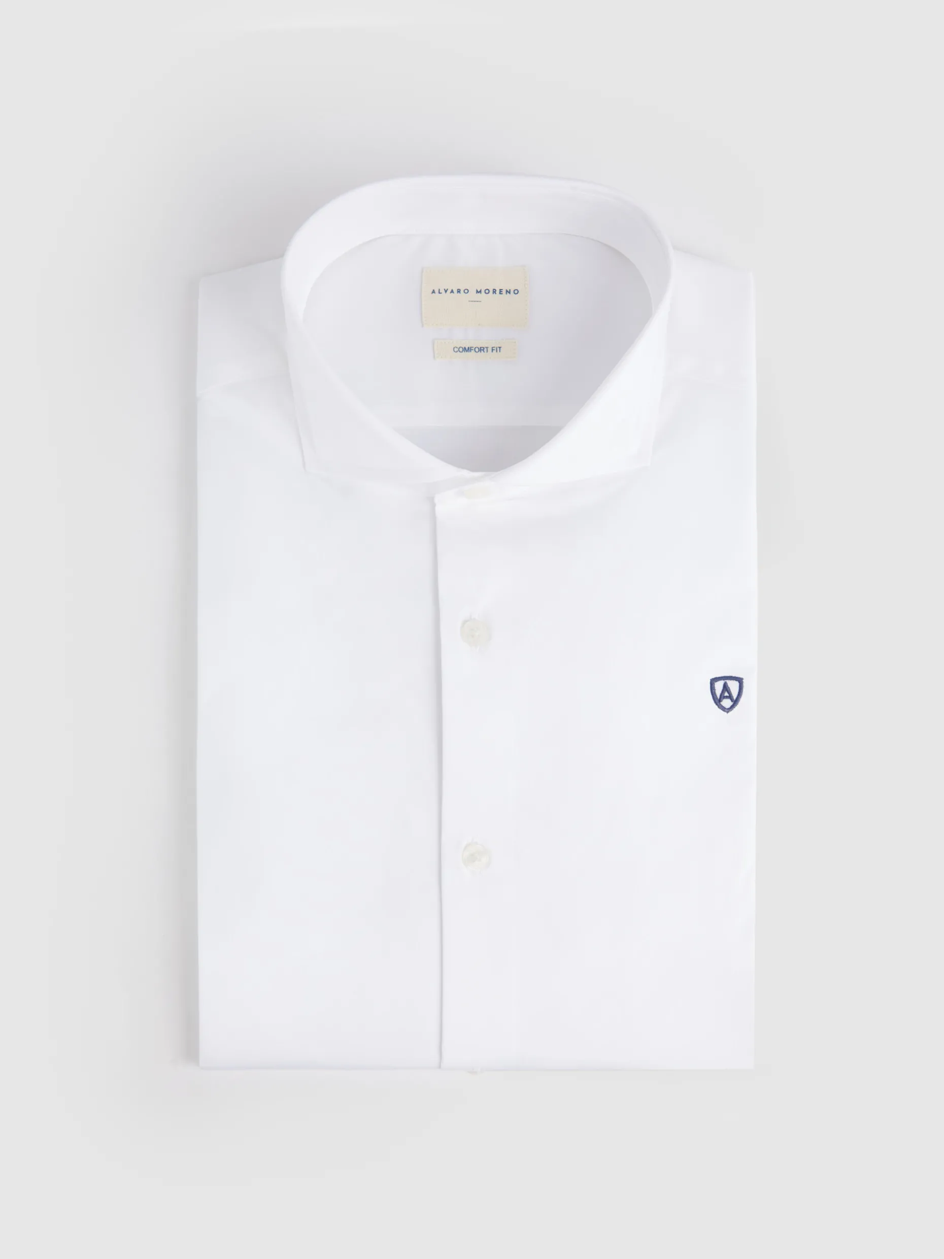 CAMISA COMFORT FIL A FIL BLANCO