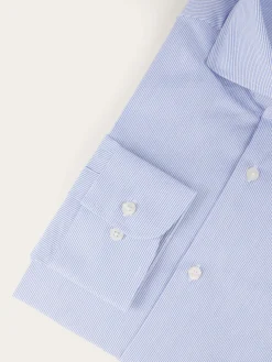 CAMISA COMFORT MICROCUADRO AZUL