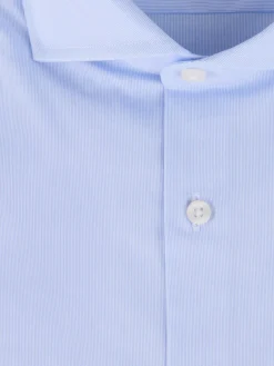 CAMISA COMFORT MIL RAYAS CELESTE