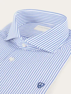 CAMISA COMFORT STRIPES AZUL