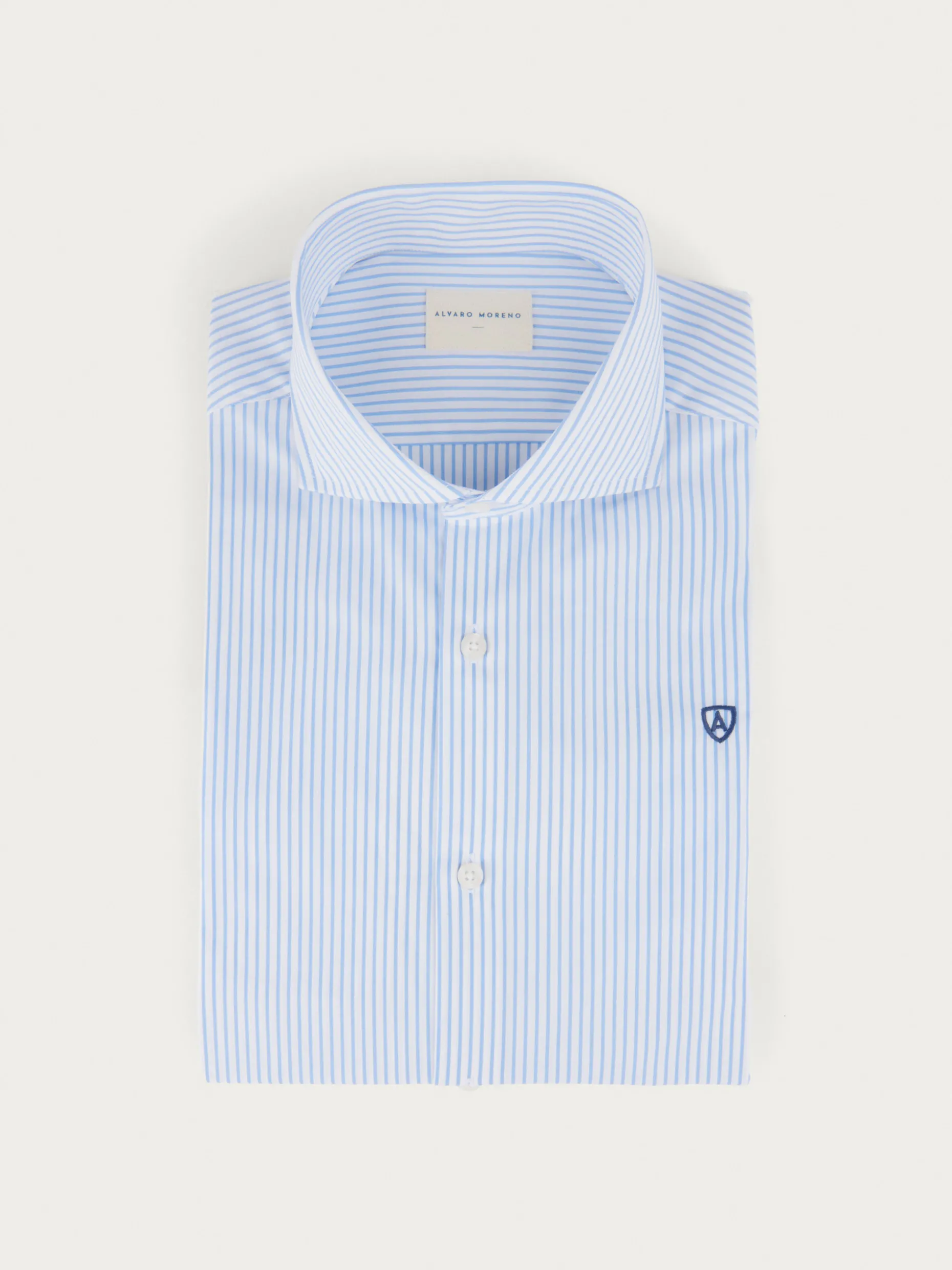CAMISA COMFORT STRIPES CELESTE