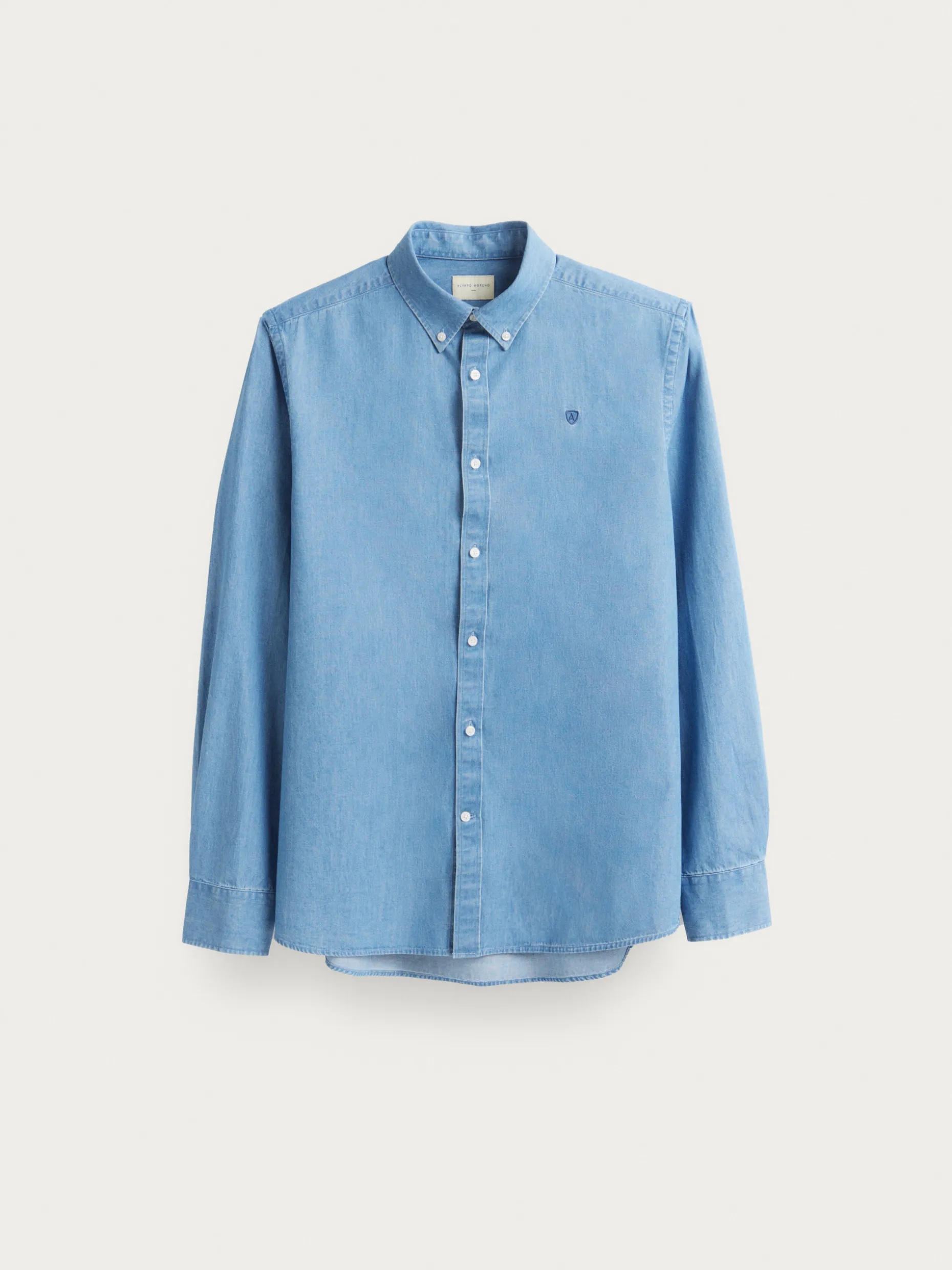 CAMISA DENIM B.DOWN AZUL