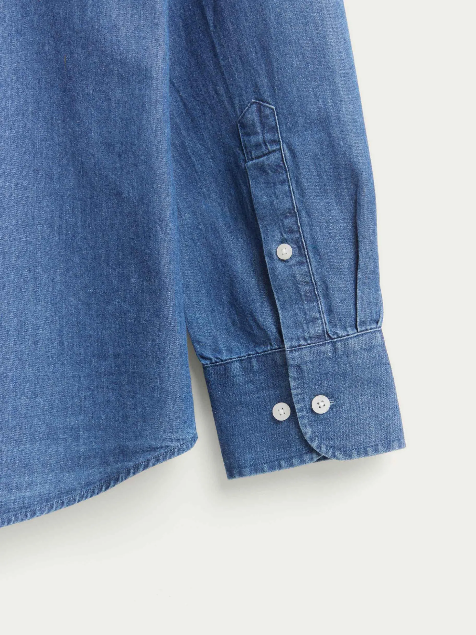 CAMISA DENIM B.DOWN AZUL MARINO