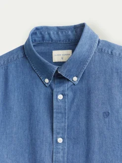 CAMISA DENIM B.DOWN AZUL MARINO