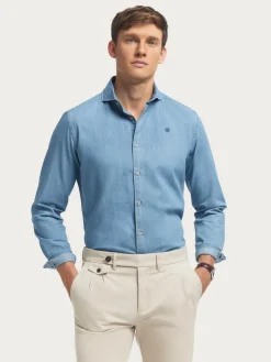 CAMISA DENIM JACK AZUL