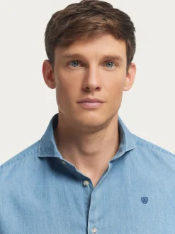 CAMISA DENIM JACK AZUL