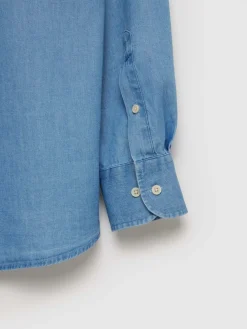 CAMISA DENIM JACK AZUL MARINO