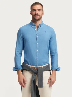 CAMISA DENIM NIDO AZUL