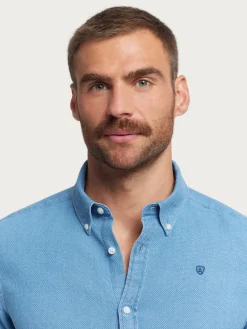 CAMISA DENIM NIDO AZUL