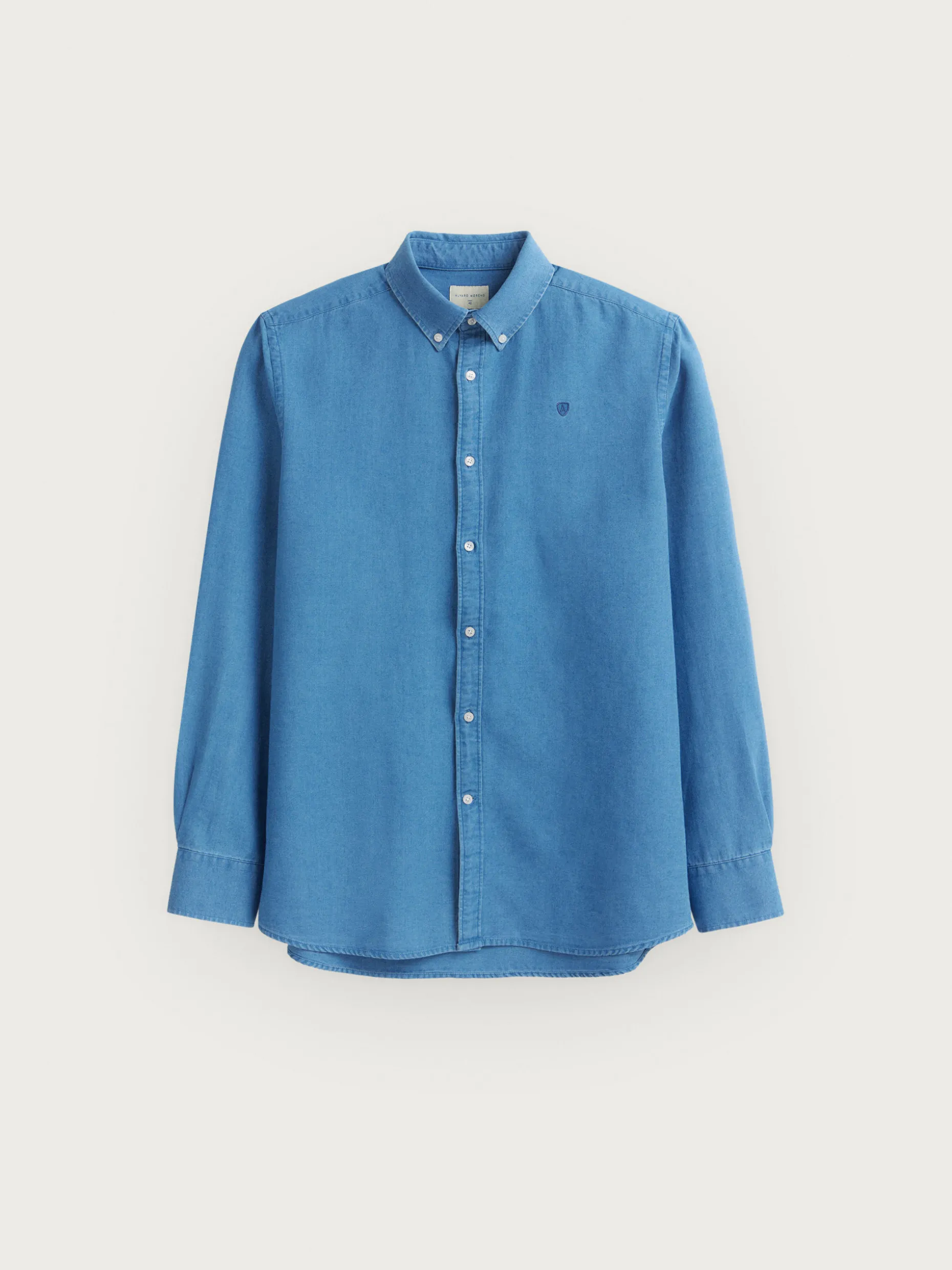 CAMISA DENIM OXFORD AZUL