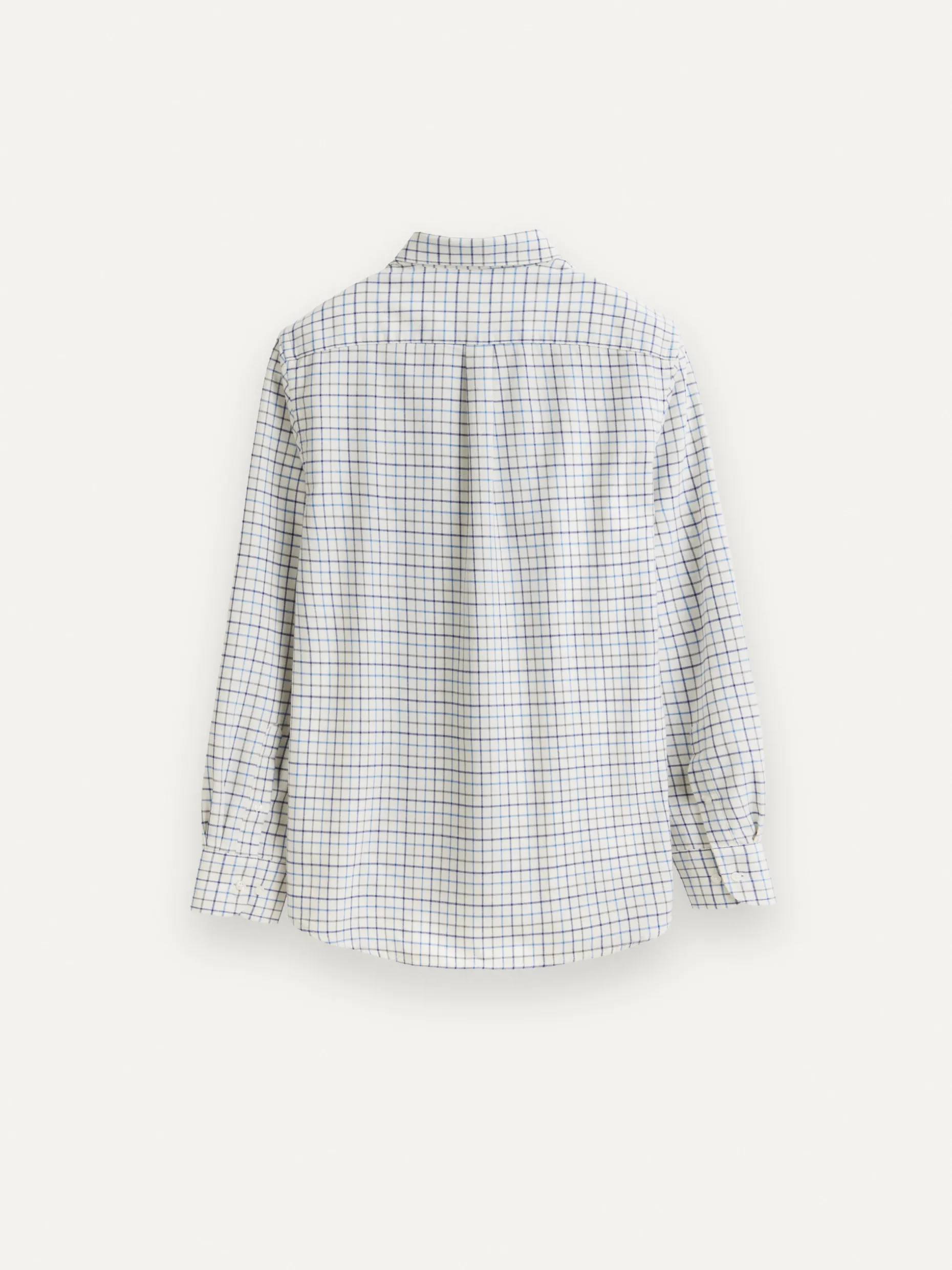 CAMISA FLANNEL CHECKS AZUL MARINO