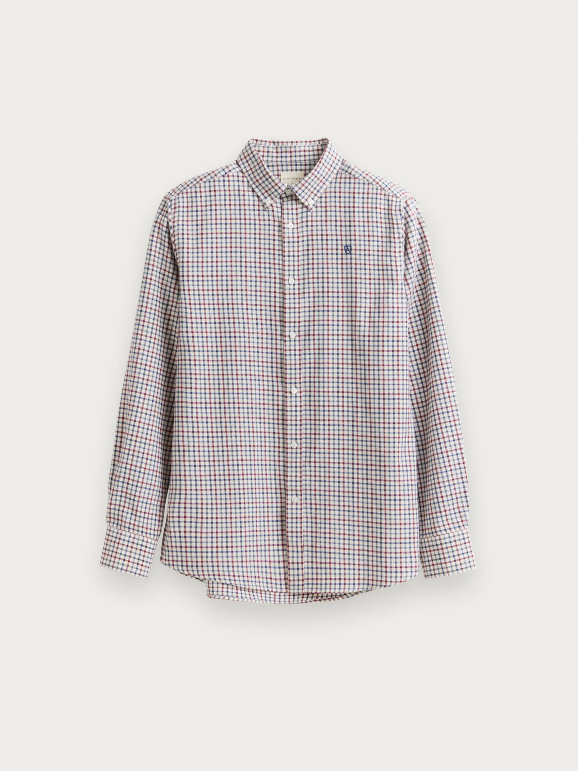 CAMISA FLANNEL CHECKS BURDEOS