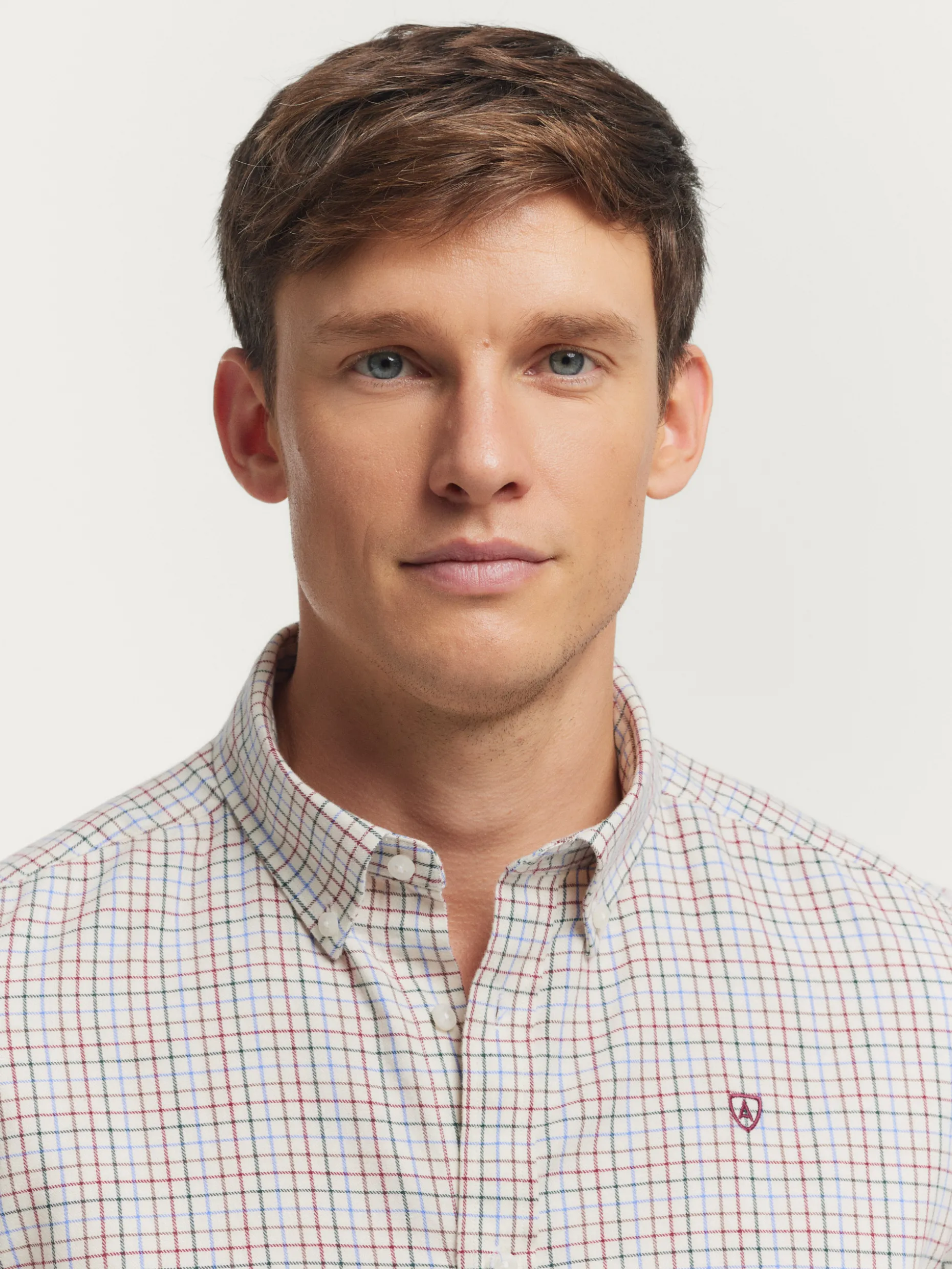 CAMISA FLANNEL CHECKS BURDEOS