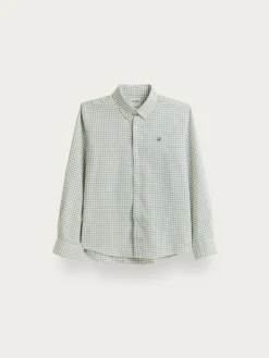 CAMISA FLANNEL CHECKS KIDS VERDE