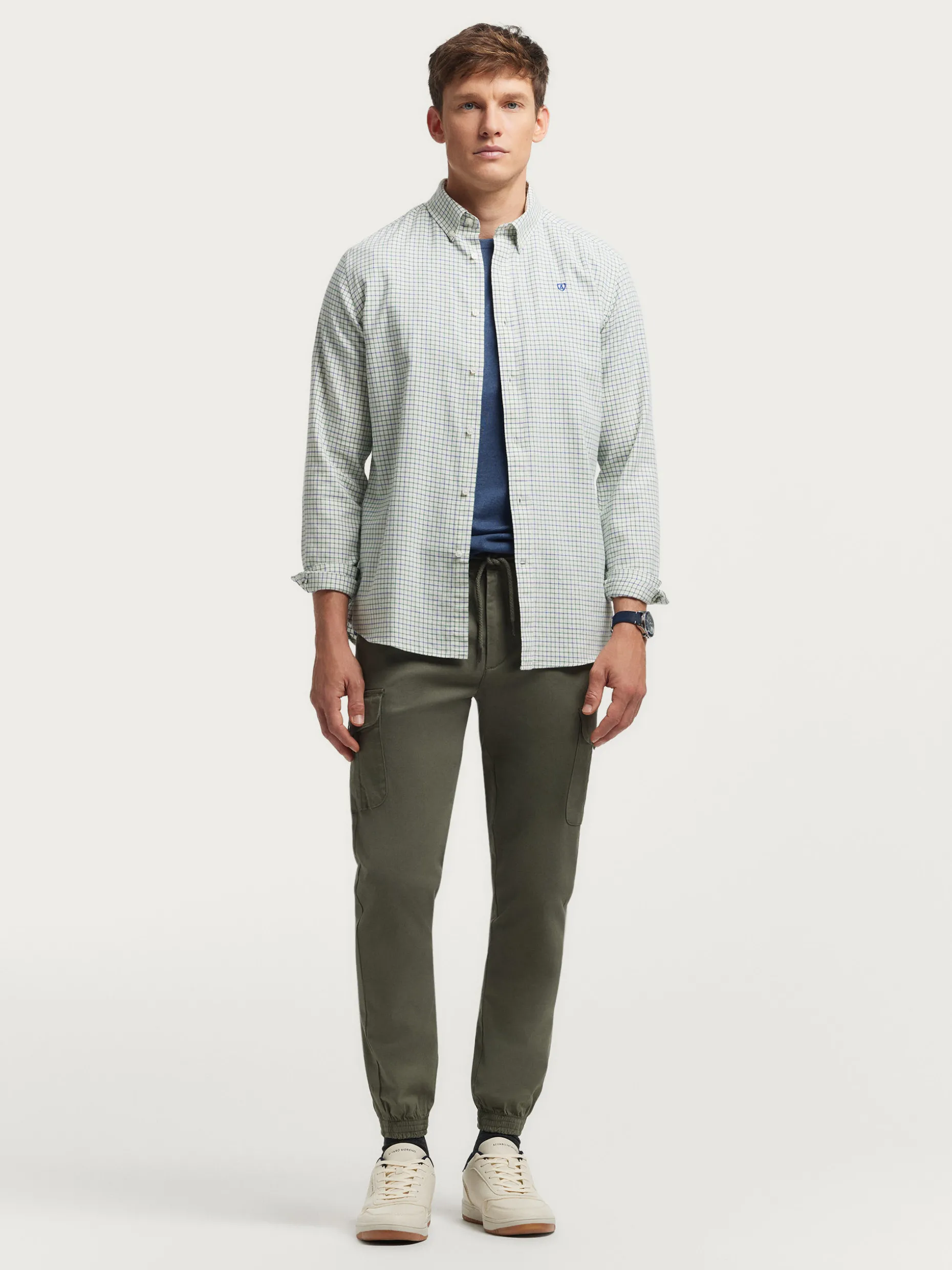 CAMISA FLANNEL CHECKS VERDE