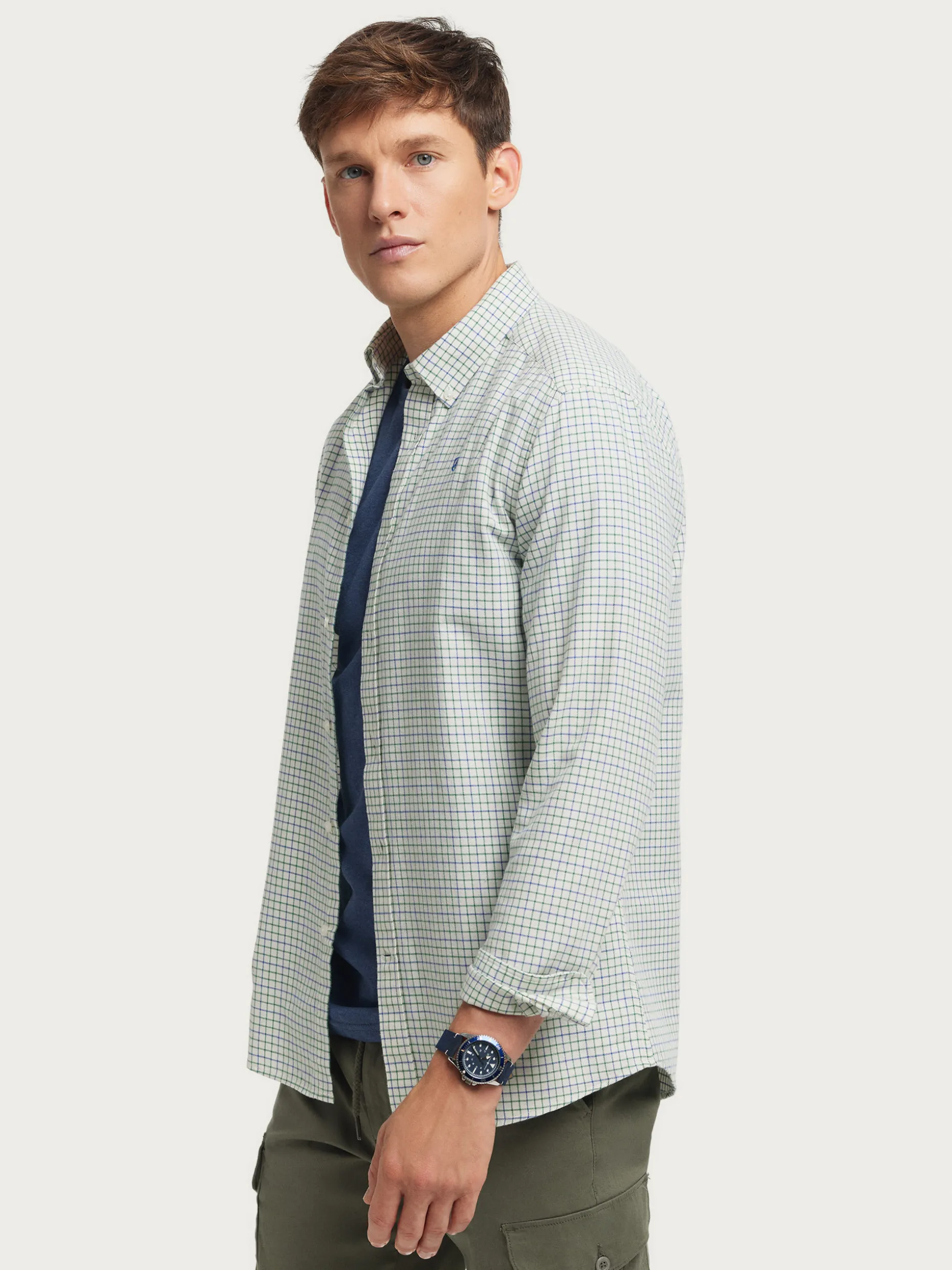 CAMISA FLANNEL CHECKS VERDE