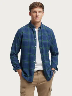 CAMISA FLANNEL TARTAN VERDE