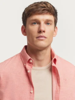 CAMISA FLANNEL TWILL CORAL