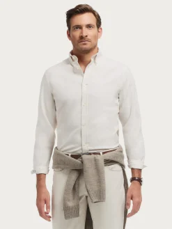 CAMISA FLANNEL TWILL CRUDO