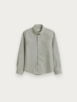 CAMISA FLANNEL TWILL KIDS VERDE