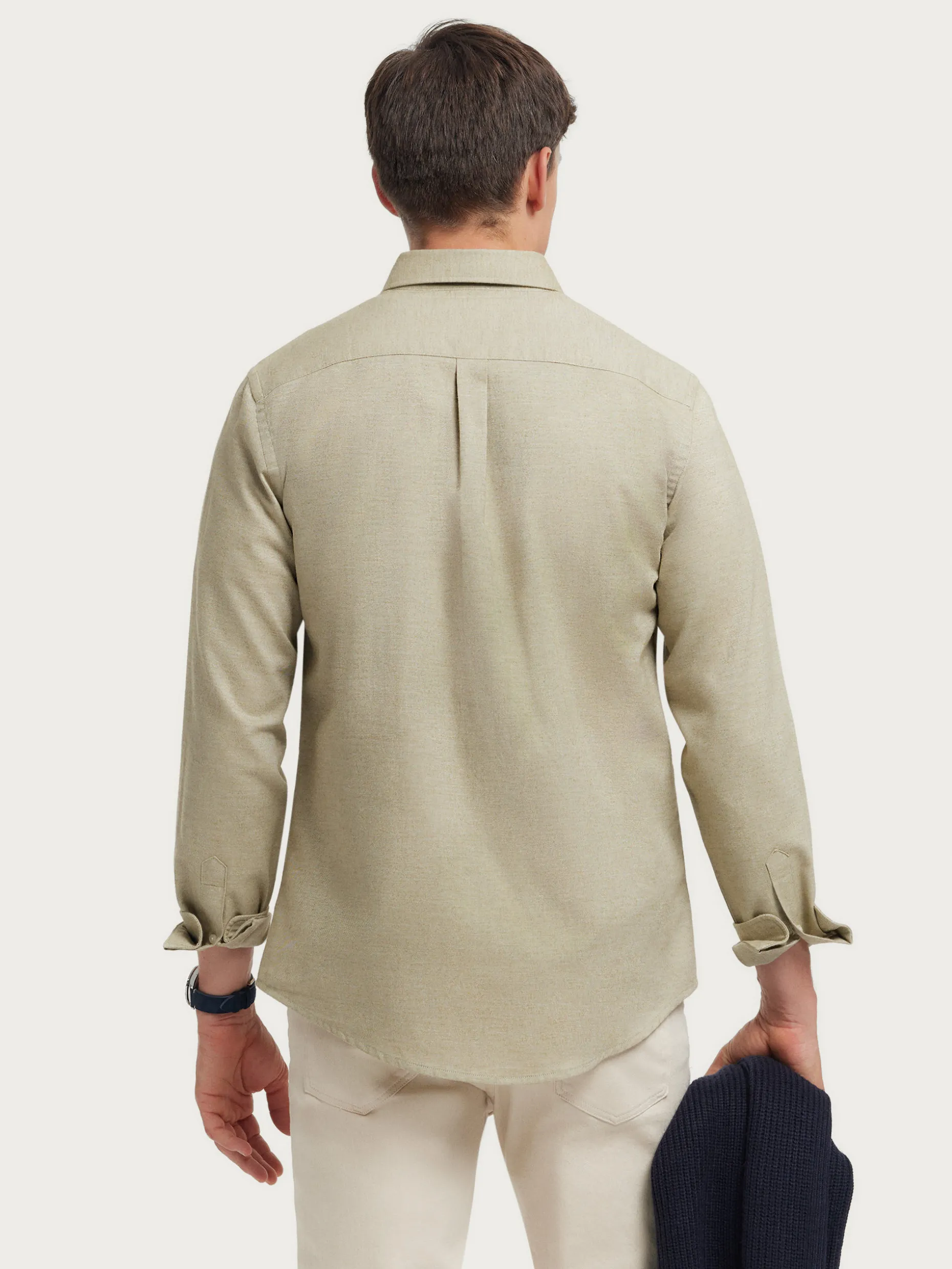 CAMISA FLANNEL TWILL VERDE