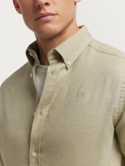 CAMISA FLANNEL TWILL VERDE