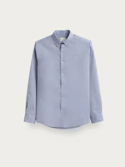 CAMISA MICROESPIGA AZUL MARINO