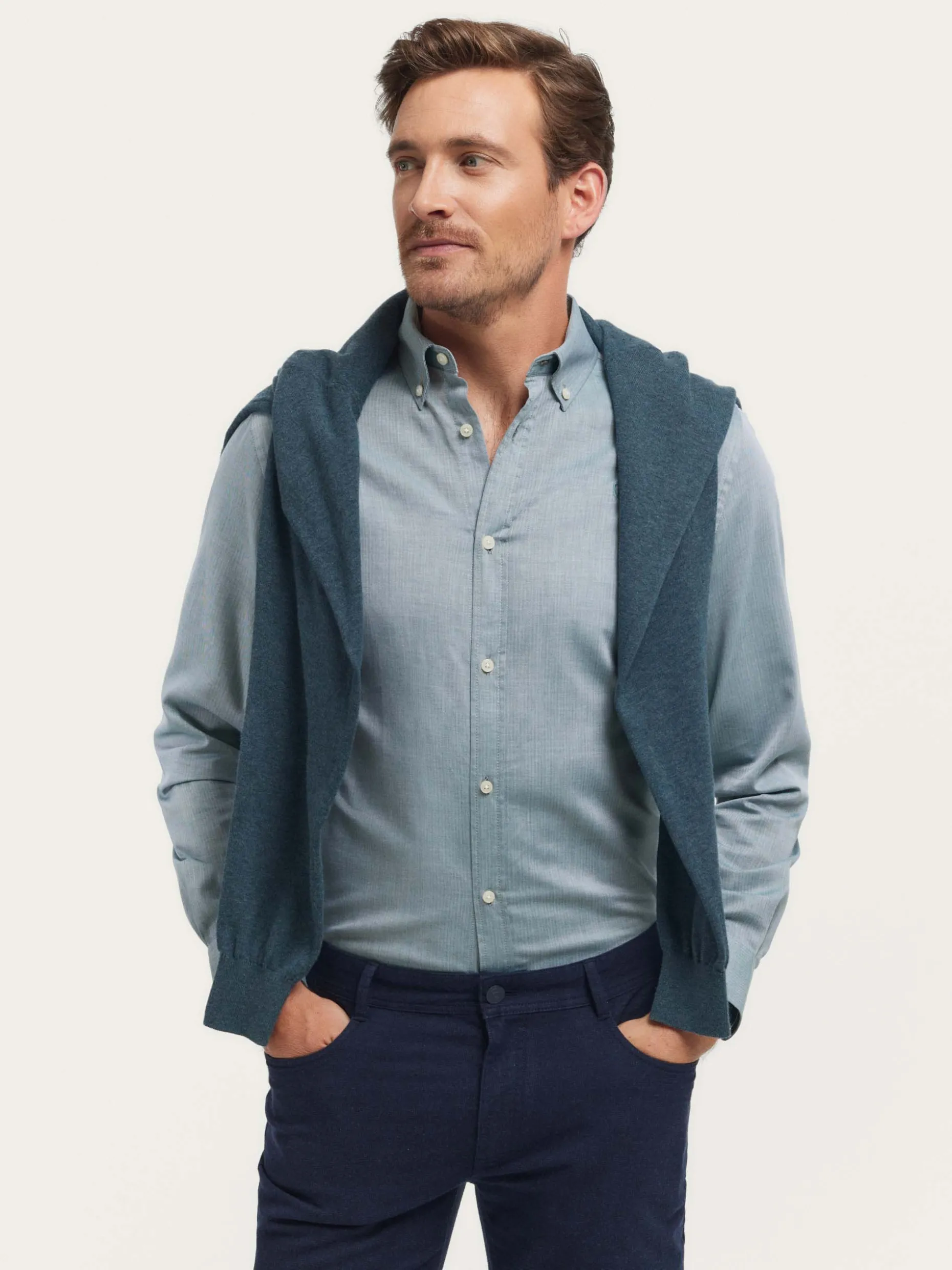 CAMISA MICROESPIGA VERDE