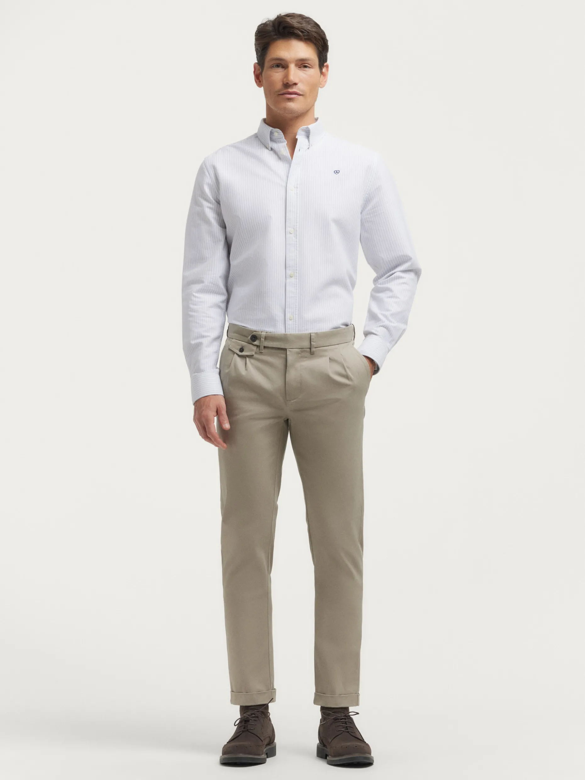 CAMISA OXFORD ASTON AZUL