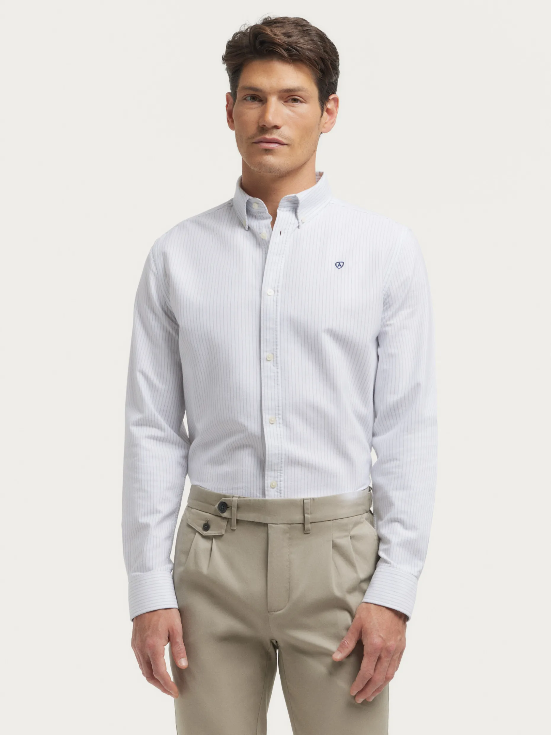 CAMISA OXFORD ASTON AZUL