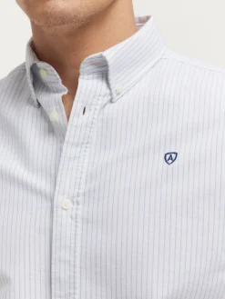 CAMISA OXFORD ASTON AZUL