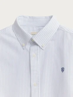 CAMISA OXFORD ASTON AZUL