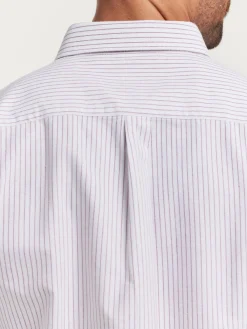 CAMISA OXFORD ASTON BURDEOS