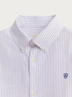 CAMISA OXFORD ASTON BURDEOS