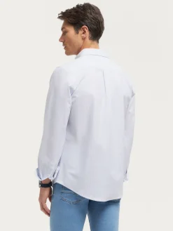 CAMISA OXFORD ASTON CELESTE