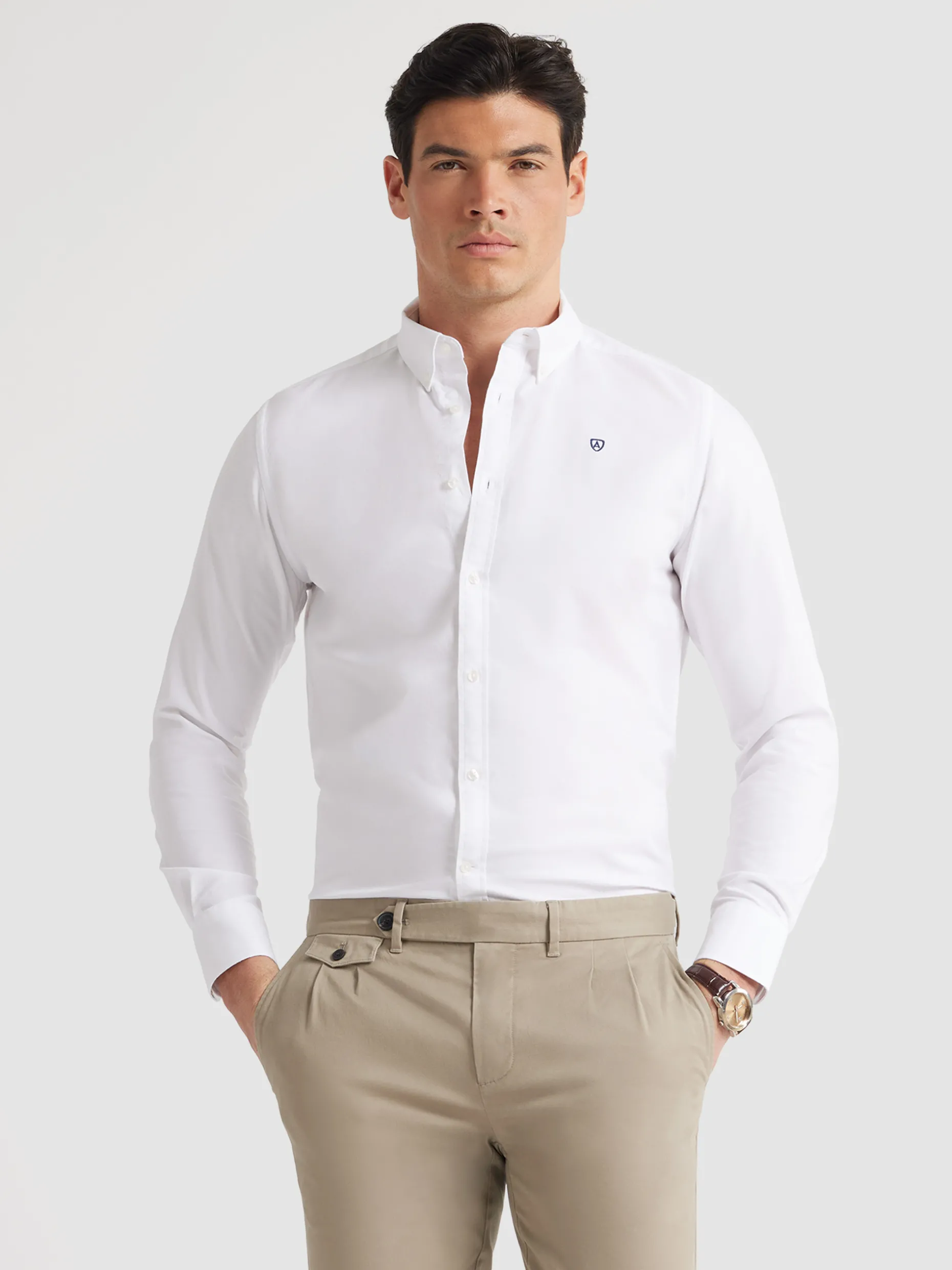 CAMISA OXFORD BASIC BLANCO