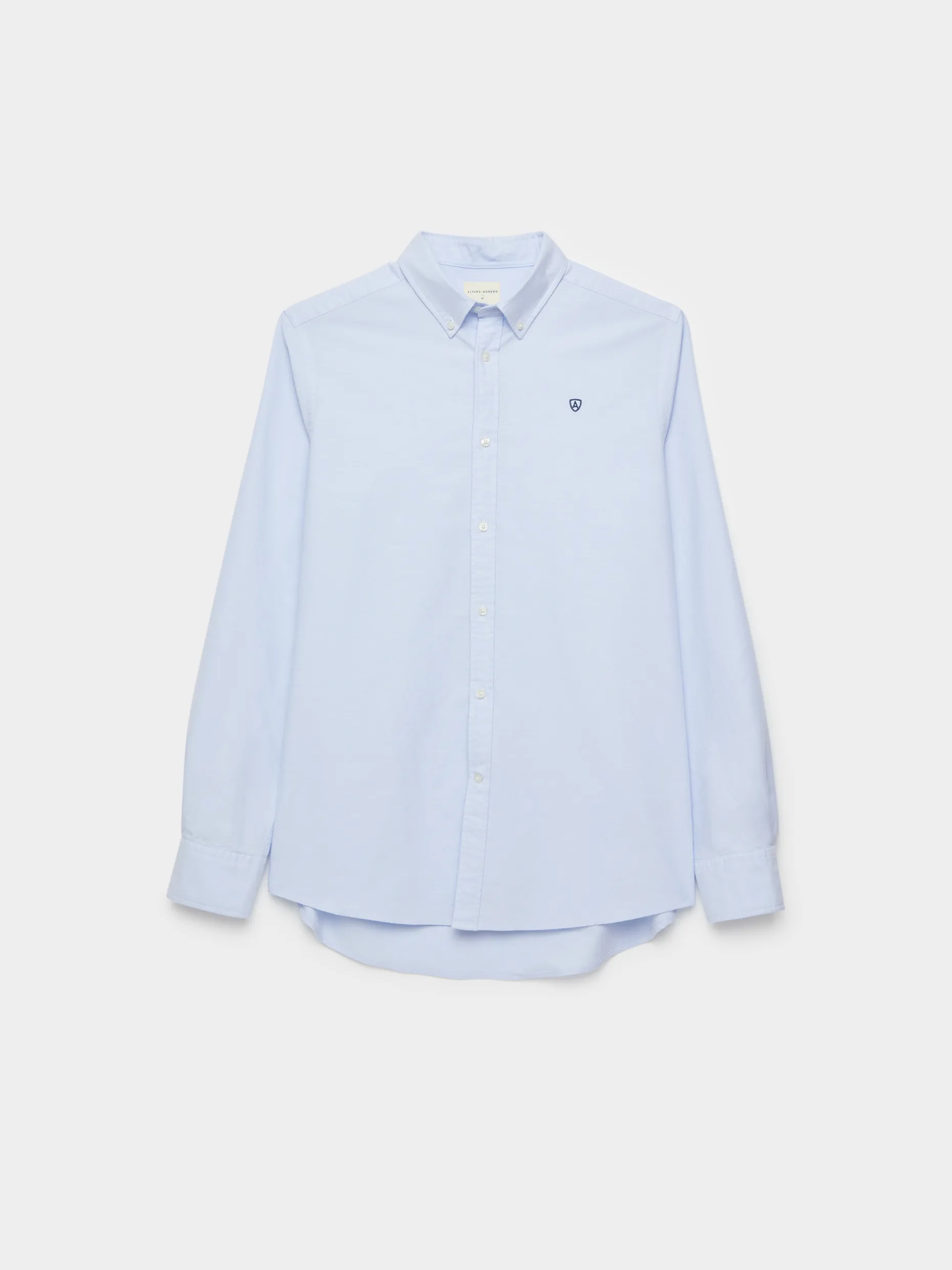 CAMISA OXFORD BASIC CELESTE